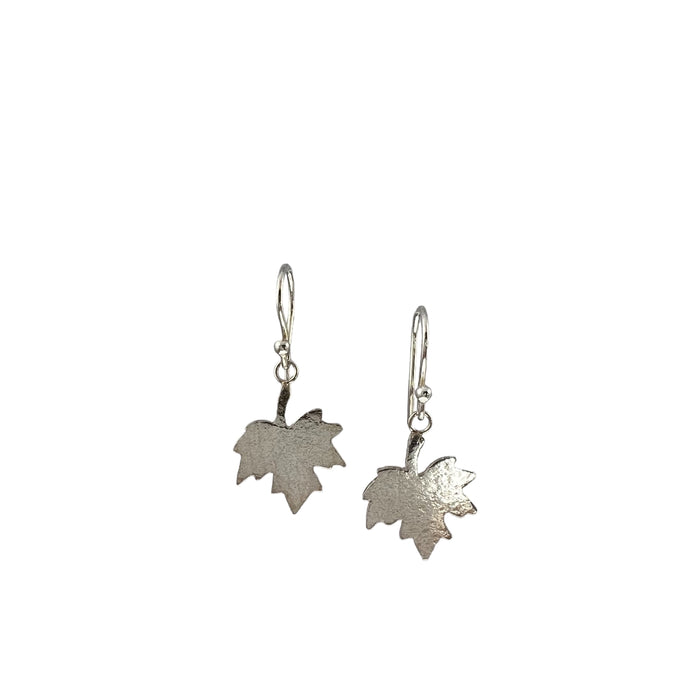 Maple leaf dangle earrings